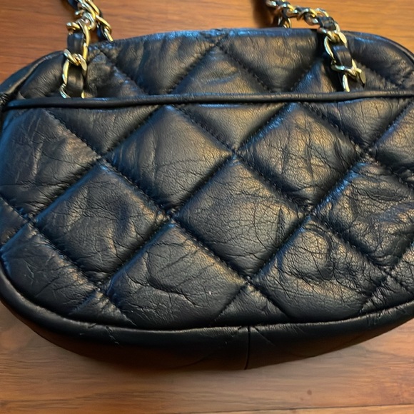 Talbots navy mini crossbody bag - Picture 2 of 8